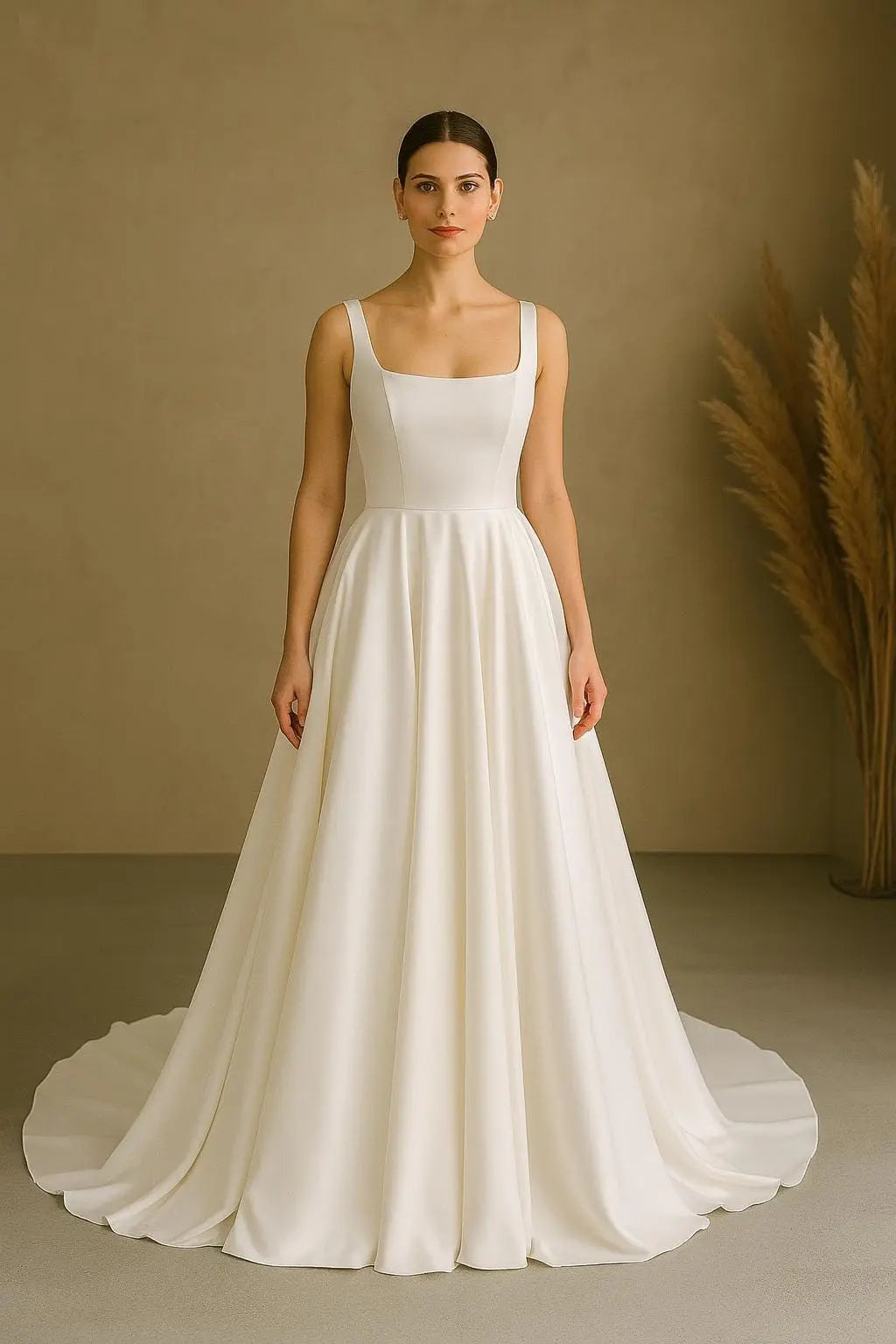 The Stella Wedding Dress – Modern Elegance with Pockets Payton Bridal