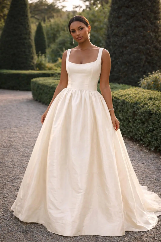 Modern Ivory Ball Gown Wedding Dress Payton Bridal