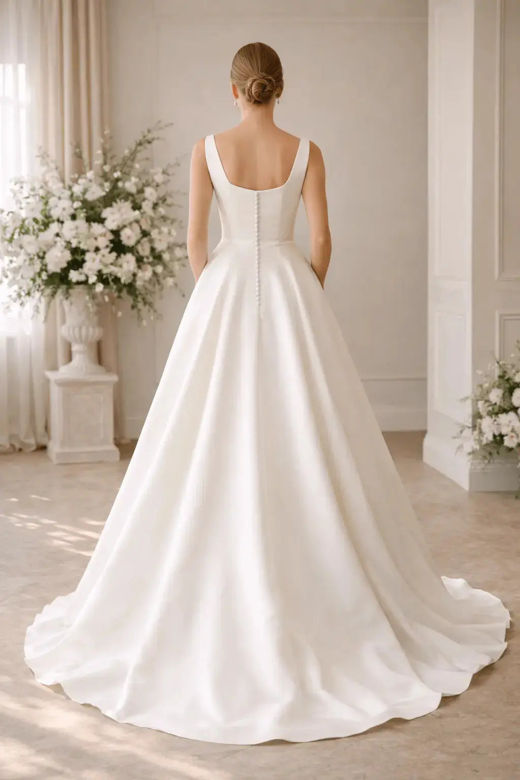 Margaux-Inspired Wedding Dress | Timeless A-Line Gown