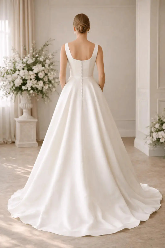 Margaux-Inspired Wedding Dress | Timeless A-Line Gown