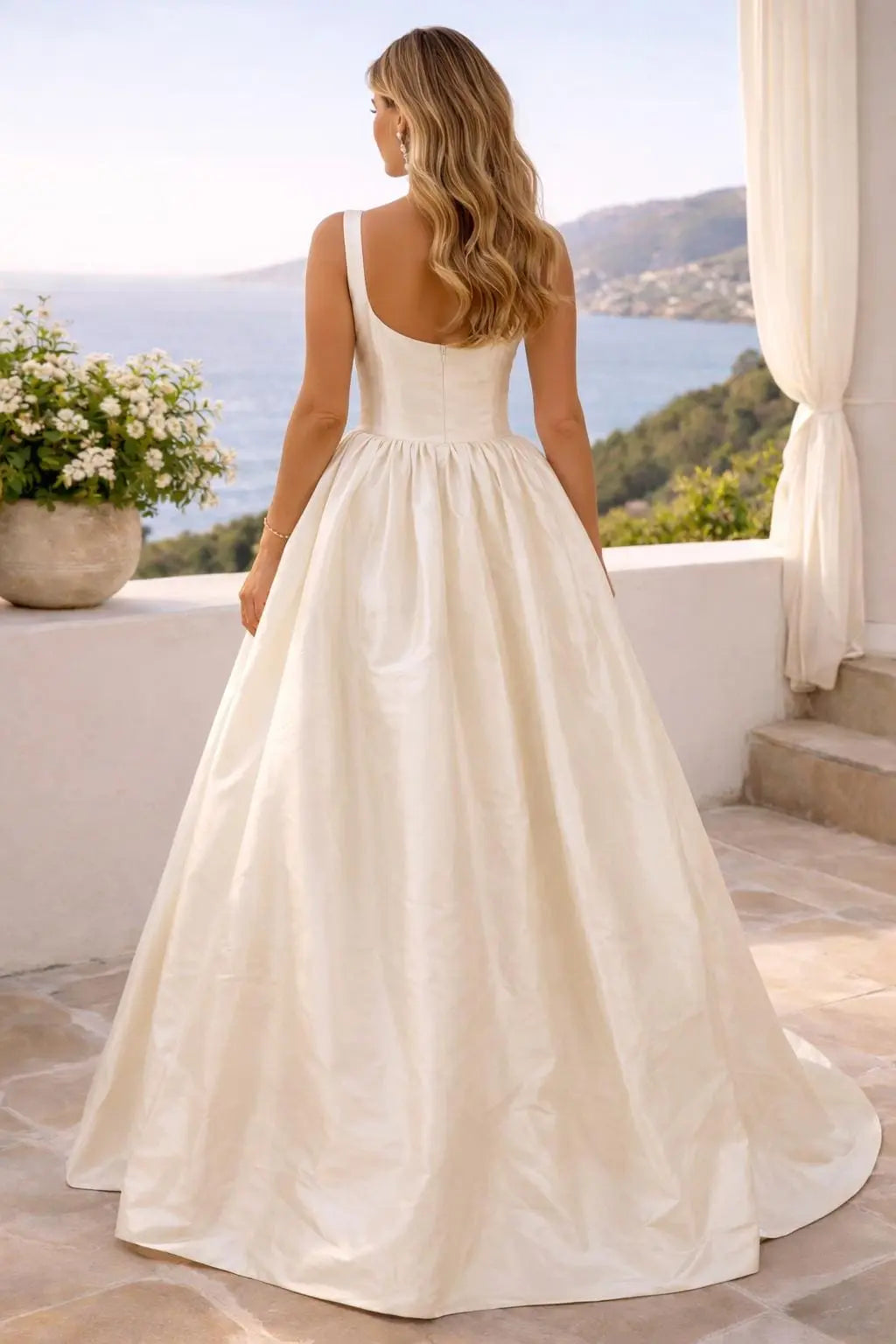 Modern Ivory Ball Gown Wedding Dress Payton Bridal