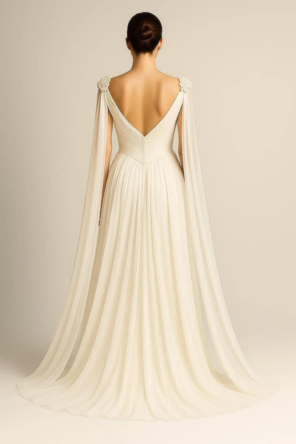Celestia - Boho Cape Wedding Dress Payton Bridal
