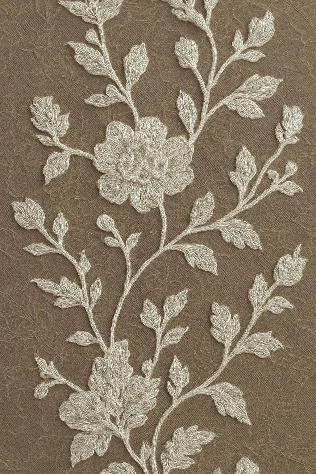 The Sylvie Gown - Floral Lace Halter Wedding Gown with Train Payton Bridal