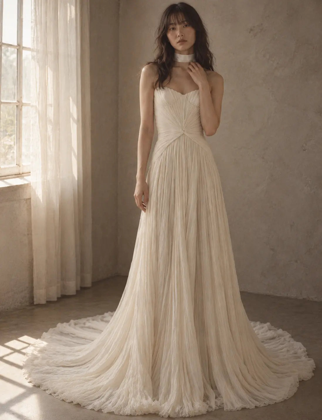 Elegant Pleated Wedding Dress with Sweetheart Neckline Payton Bridal