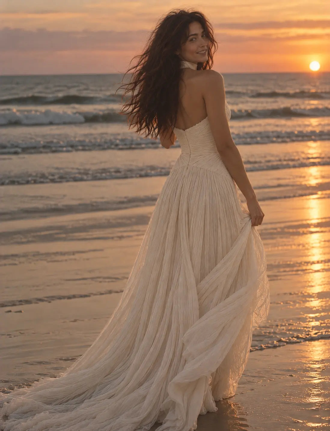 Elegant Pleated Wedding Dress with Sweetheart Neckline Payton Bridal